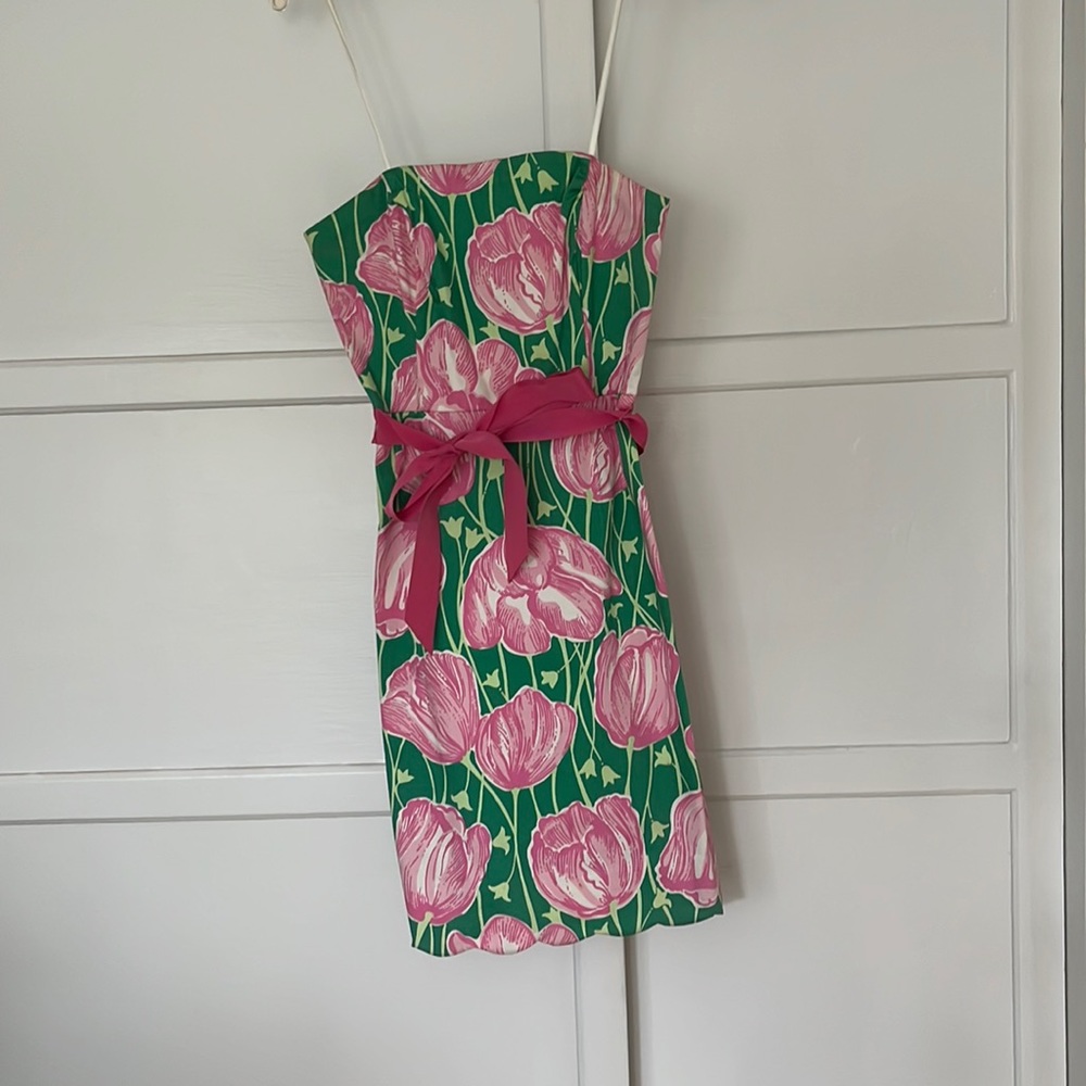 Lilly Pulitzer strapless dress